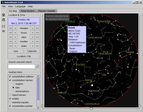 全天星图|Interactive Sky Chart 